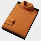 Elegant Turtleneck Sweater In Bold Color 0