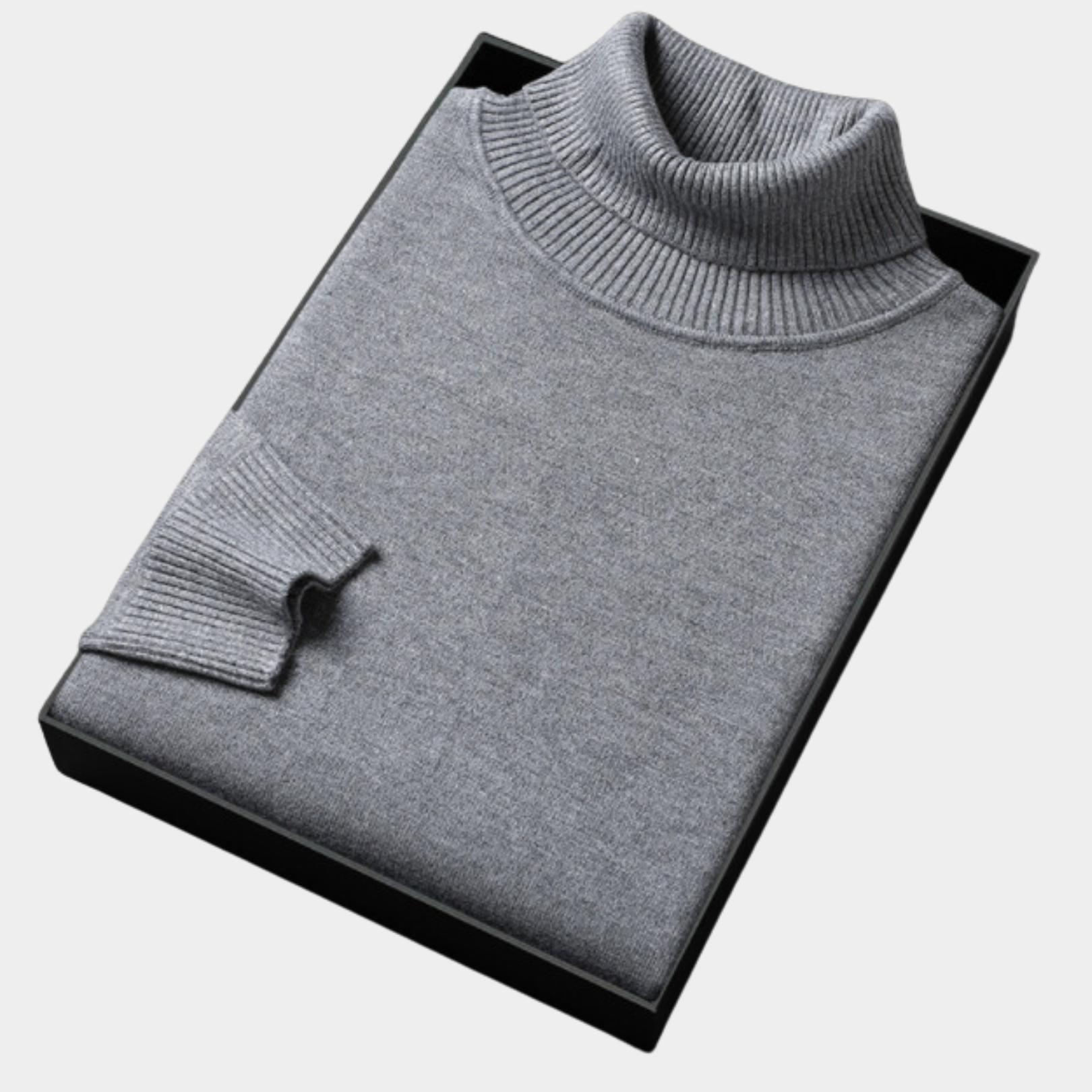 Elegant Turtleneck Sweater In Bold Color 7
